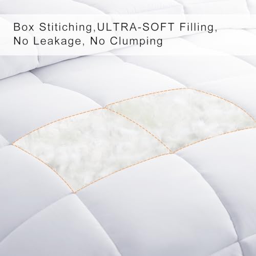 COHOME Queen Cooling Comforter Duvet Insert - All-Season Down Alternative