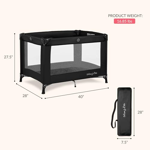 Portable Baby Playard Lightweight Foldable Playpen with Carry Bag