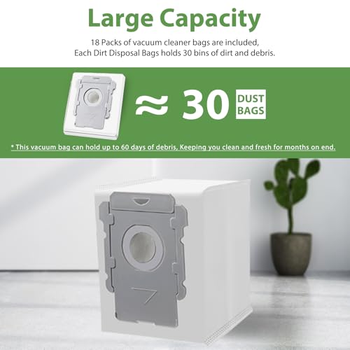20-Pack Automatic Dirt Disposal Vacuum Bags for i/s/j Series Robot Vacuums
