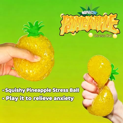 Pineapple Squishy Stress Relief Ball - Soft Durable Fruit Fidget Toy