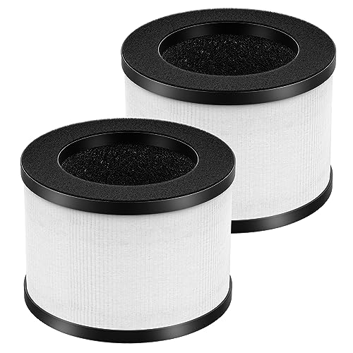 2-Pack 3-in-1 HEPA Air Purifier Replacement Filter White