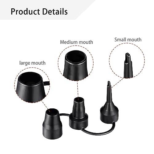 3-in-1 Air Pump Replacement Nozzles for Inflatables