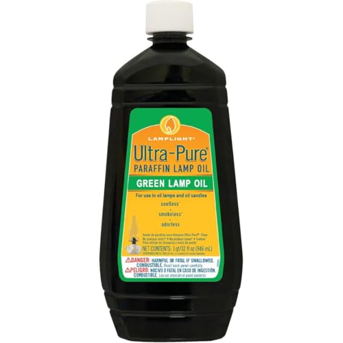 32 Oz. Green Ultra-Pure Lamp Oil for Oil Lamps