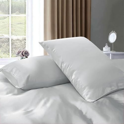 Premium Mulberry Silk Duvet Cover - 22 Momme Twin Size 68"x90"