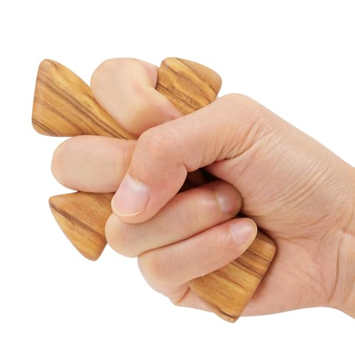 Hand-Carved Olive Wood Palm Cross - 4.72 Inch Comfort Prayer Cross