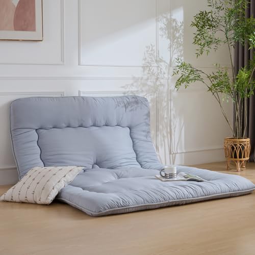 3.5-Inch Thick Japanese Futon Floor Mattress, Twin Size Roll-Up Bed