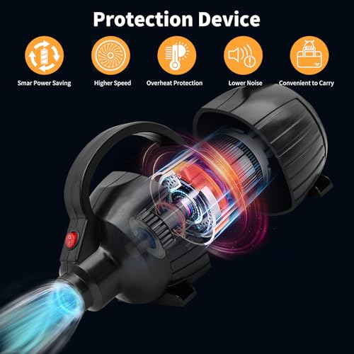 600W Electric Air Pump with 4 Nozzles for Inflatables