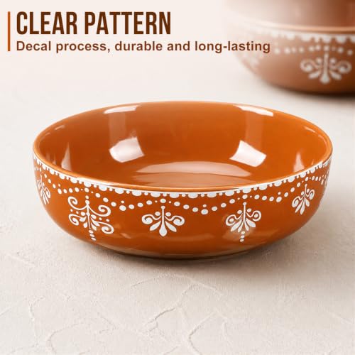 Gingerbread Bowl Christmas Ceramic Holiday Snack Bowls Set - LemonRoad 4 Pcs