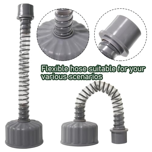 AC Drain Line Cleaner Wet Vac Attachment for Unclogging PVC Pipes