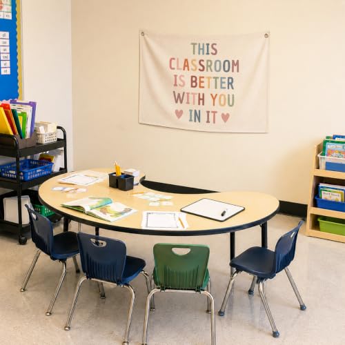 Boho Rainbow Classroom Wall Banner - Motivational Teacher Decor Flag