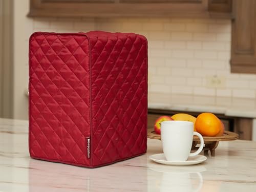 Quilted Juicer Dust Cover - Stain-Resistant Appliance Protector 12x8x17