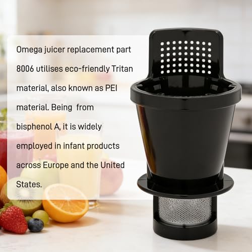 Juicer Replacement Parts Kit: Stainless Steel Screen & Auger for 8000 Series