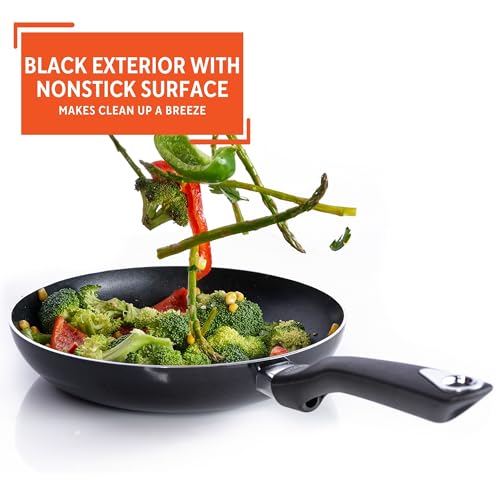 IMUSA IMU-25010TGT Nonstick Bistro Saute Pan, 10", Black