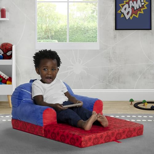 2-in-1 Convertible Kids Flip-Out Foam Chair & Lounger Sleeper Bed