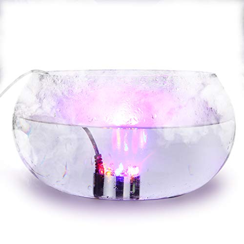 Ultrasonic Mist Maker Fogger with 12 LED Lights for Ponds and Fountains