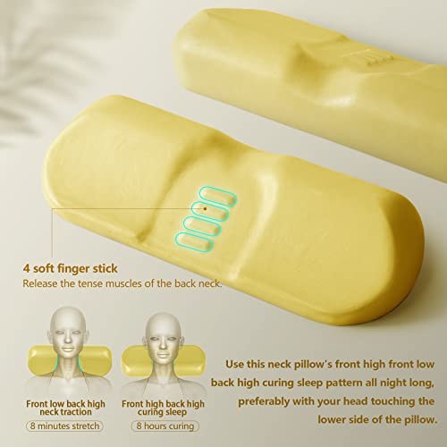 Memory Foam Cervical Neck Pillow for Pain Relief - Ergonomic Support