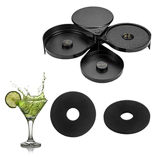 LiStarUs 8 Pcs Bar Rimmer Sponges Replacement for Cocktail Glass Salter, Fits Most Rimmers