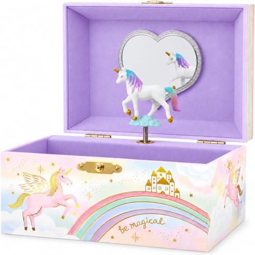 Musical Unicorn Jewelry Box for Girls - Children's Keepsake Organizer