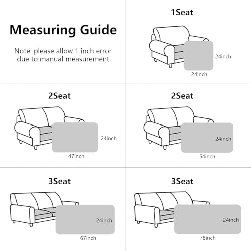 Quilted Loveseat Cover - Non-Slip Flannel Sofa Protector, 54"