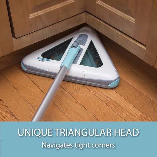 Cordless Floor Sweeper, Lightweight Rechargeable Carpet and Tile Sweeper