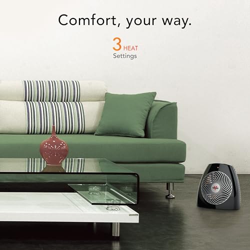Vornado MVH Whole Room Space Heater with Adjustable Thermostat and Tip-Over Protection