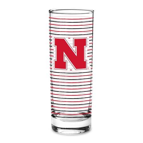 Nebraska Cornhuskers NCAA 13oz Tall Collin Glass - Team Color Drinkware