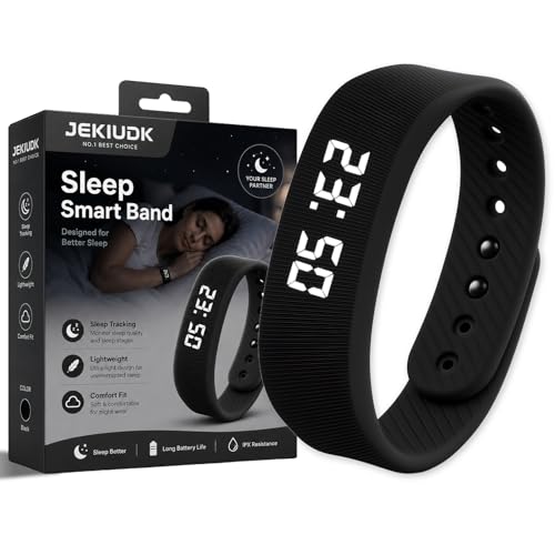 Silent Vibrating Alarm Wristband with Step Counter for Heavy Sleepers