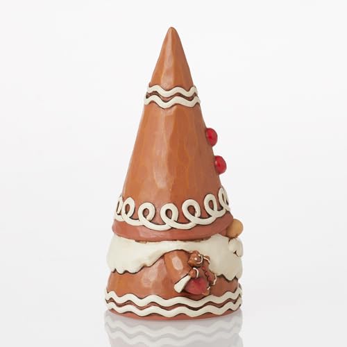 Enesco Jim Shore Heartwood Creek Gingerbread Gnome Figurine, 4.1 Inch, Multicolor