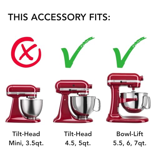 2-Quart Ice Cream Maker Stand Mixer Attachment with Dasher - KSMICM