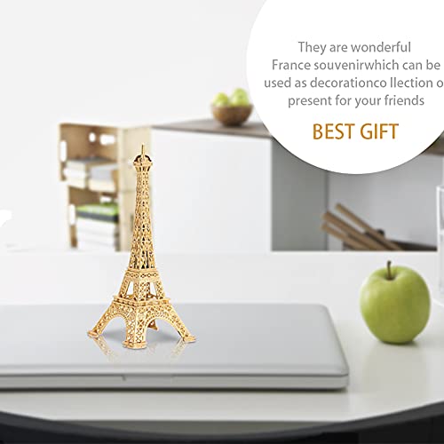 Eiffel Tower Statue 15cm Metal Paris Architecture Model Home Decor