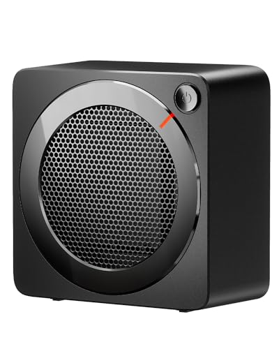 Mini Space Heater, 500W Portable PTC Ceramic Electric Heater for Indoor Office Home
