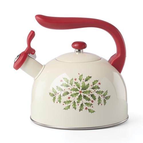 Lenox Holiday Aluminum Tea Kettle 84oz - Variation: Tea Kettle