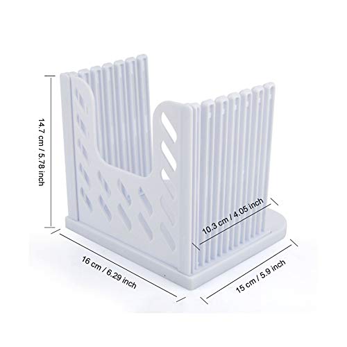 Adjustable Bread Slicer Guide - Foldable Plastic Loaf Cutting Tool