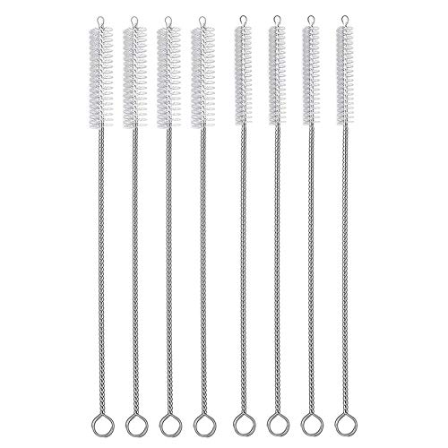 Straw Cleaner Brush Set - 8-Piece Long Cleaning Brushes for Straws, Bottles & Feeders