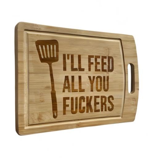 Funny, Cutting Boards, Charcuterie Board, Chopping Board, Personalized Cutting Boards, Laser Engraved, Bamboo Board, New Pattern (B-13" x 9")