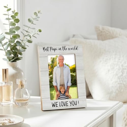 Papi Gifts Grandpa Picture Frame 4x6 for Desk Table Room - Gitzau