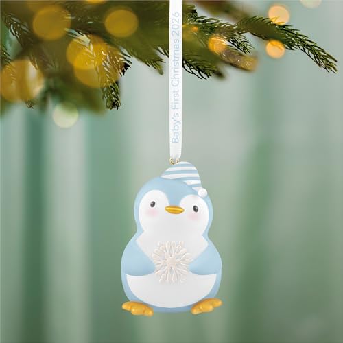 Hallmark Keepsake Baby Boy's First Christmas Penguin 2026 Ornament – 2026 Baby Boy's First Christmas