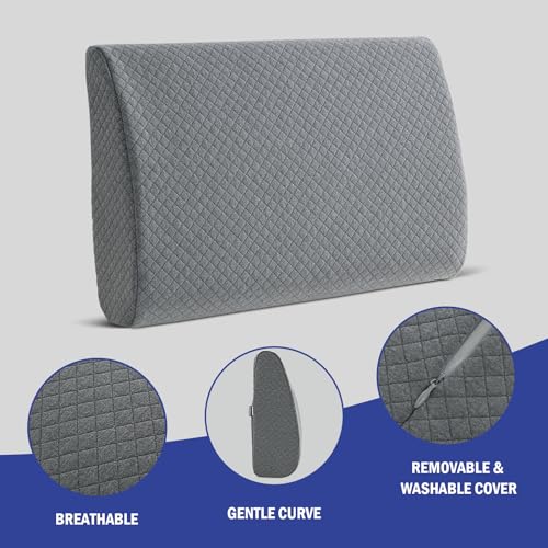 Extra Large Memory Foam Lumbar Support Pillow for Recliner