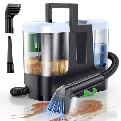 Portable Carpet & Upholstery Spot Cleaner Machine - 18Kpa Powerful Suction