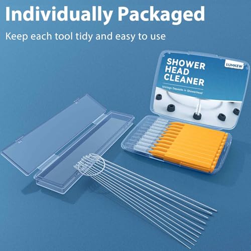 Shower Head Cleaner Brush & Pick Tool Set for Small Hole Unclogging