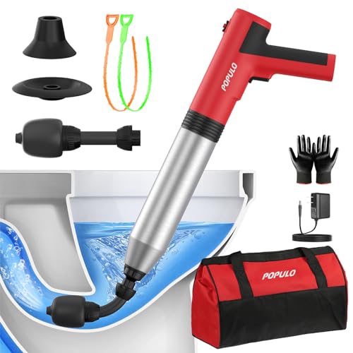 Electric Toilet Plunger, Air Powered Drain Clog Remover for Household Use