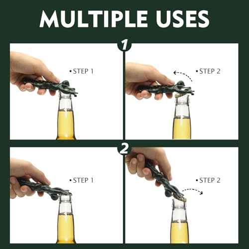 Green Army Man Beer Bottle Opener - Veteran Military Gift for Men - UPSIME