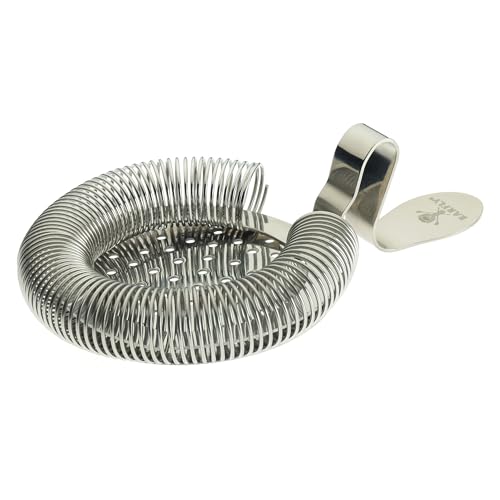 Barfly Throwing Strainer - Stainless Steel Cocktail Barware Tool with Innovative Handle