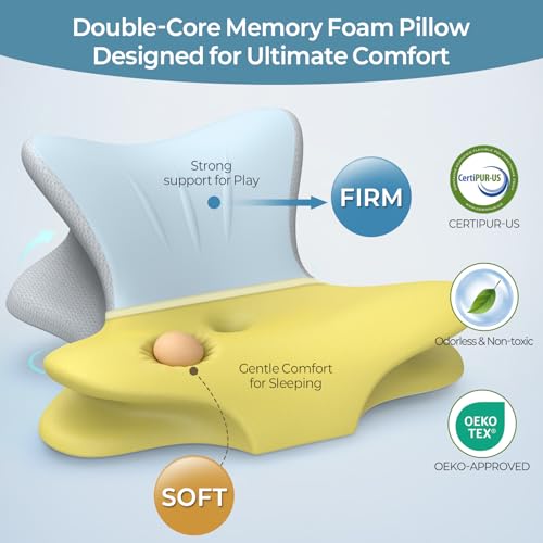 Ergonomic Cervical Neck Pillow for Pain Relief & Support