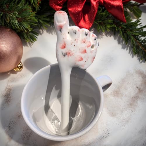 Toe Straw Ceramic Gag Gift - Funny DDFS Novelty Party Accessory (Toe)