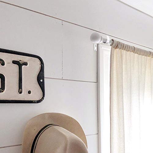 Adjustable Curtain Rod Brackets, 4-Piece Set for 3/4 to 1 Inch Rods