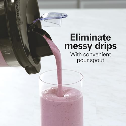 700W Electric Countertop Blender with 40 oz Glass Jar & 12 Functions