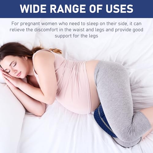Memory Foam Alignment Pillow for Side Sleepers - Ergonomic Knee Support