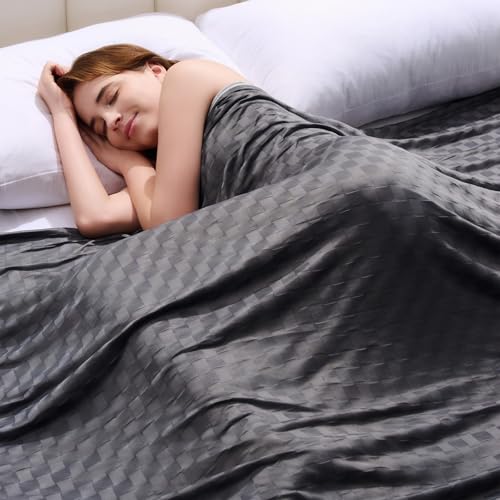 Cooling Blanket 90x90 for Hot Sleepers - Breathable Soft Summer Throw