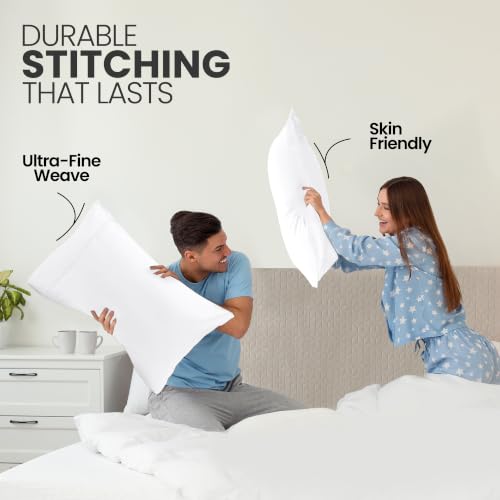 Utopia Bedding Queen Size Pillowcases Set of 4 - Soft Microfiber Covers
